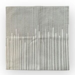Williams Sonoma ABIA 20"x20" Striped Embroidered Square Pillow Cover SAMPLE